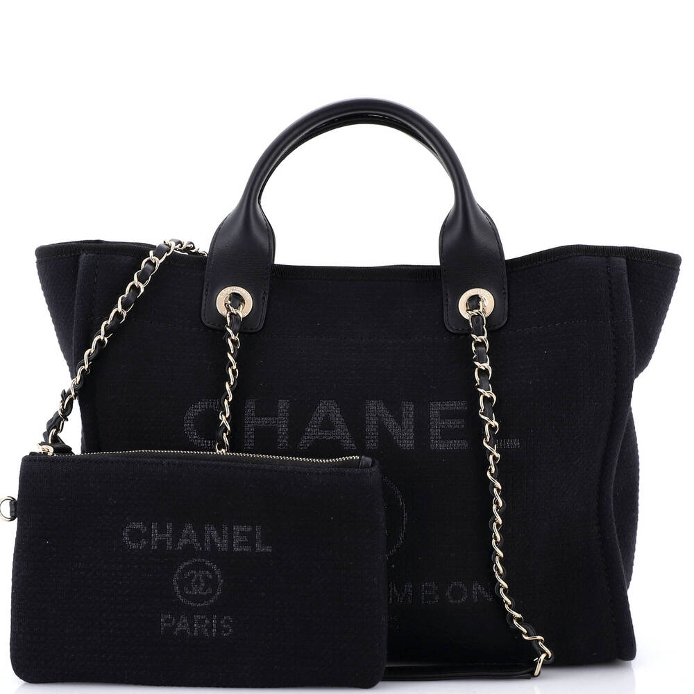 Chanel Deauville Nm Tote Mixed Fibers #253447C38B - Picture 2 of 9